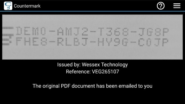 Countermark Phone App