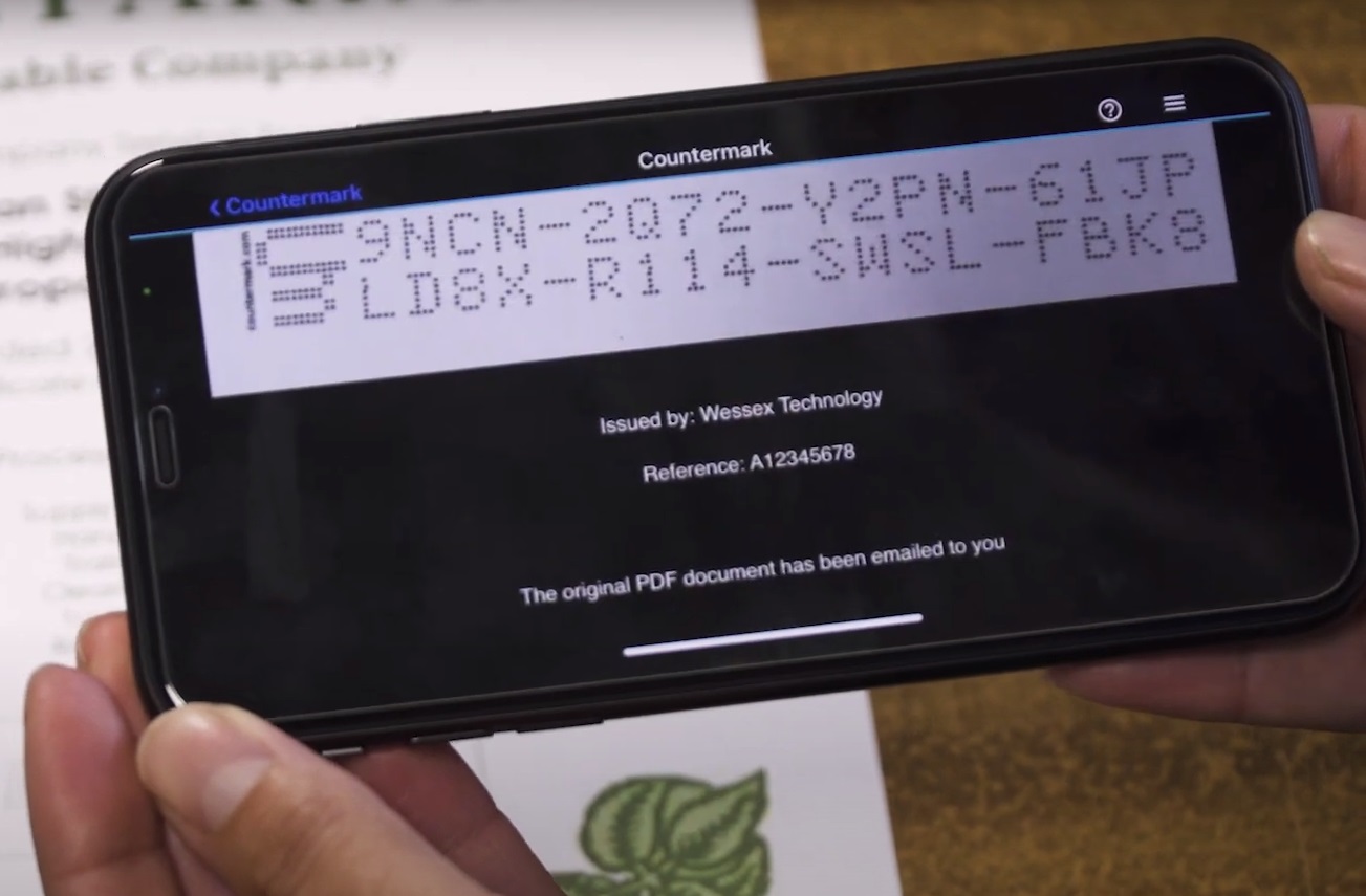 Using The Countermark Phone App